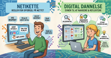 Netikette versus Digital Dannelse.