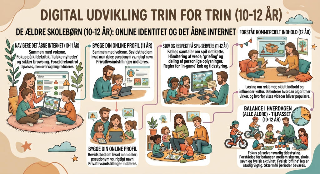 Digital udvikling trin for trin (Børn 10-12 år)
