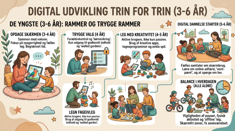 Digital udvikling trin for trin (Børn 3-6 år)